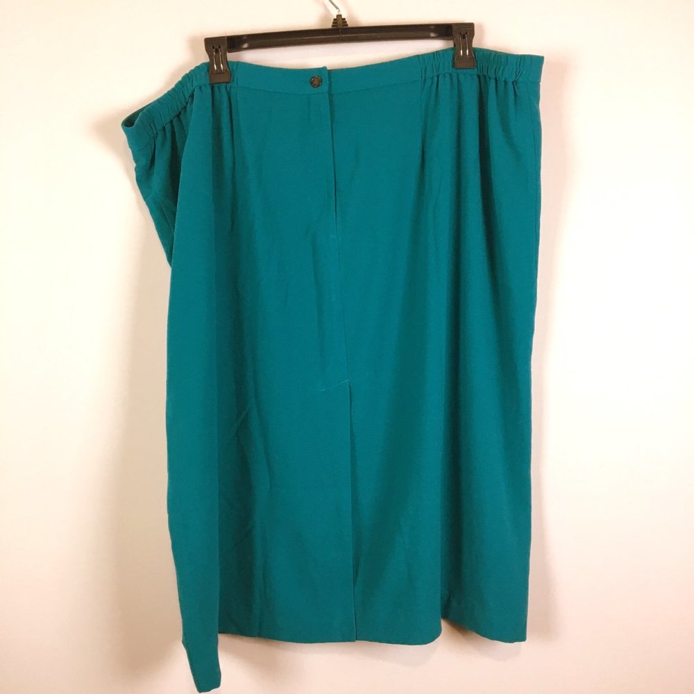 Jessica London Single Breasted Shawl Skirt Suit 28 - Picture 5 of 12